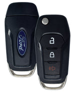 Load image into Gallery viewer, All Years Ford All Models Ford Ford 3-Button (L,U,P) Center Mill Flip Key (315MHZ) (Uncut)