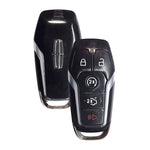 Load image into Gallery viewer, All Years Ford All Models Strattec Packaged Lincoln Logo Gen 4 PEPS 5-Button- Remote Start (902MHZ) 2 Way (L,U,P,T,RS)

