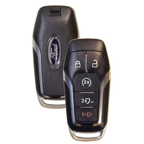 All Years Ford All Models Strattec Packaged Ford Logo Gen 4 PEPS 5-Button - Remote Start (902MHZ) 2 Way (L,U,P,TG,RS)