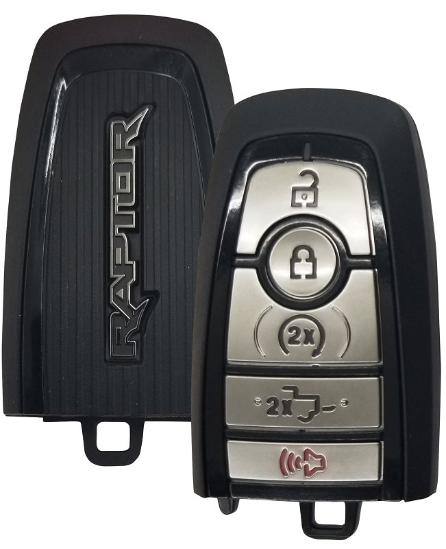 All Years Ford All Models Raptor Logo Gen 5 PEPS 5-Button (902 MHZ) - 2 Way (L,U,P,TG,RS)