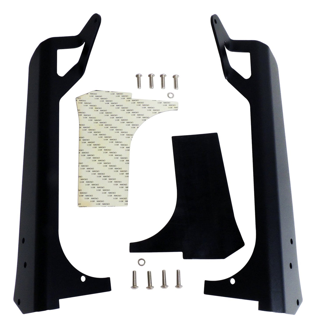 LED Light Bar Windshield Bracket Set